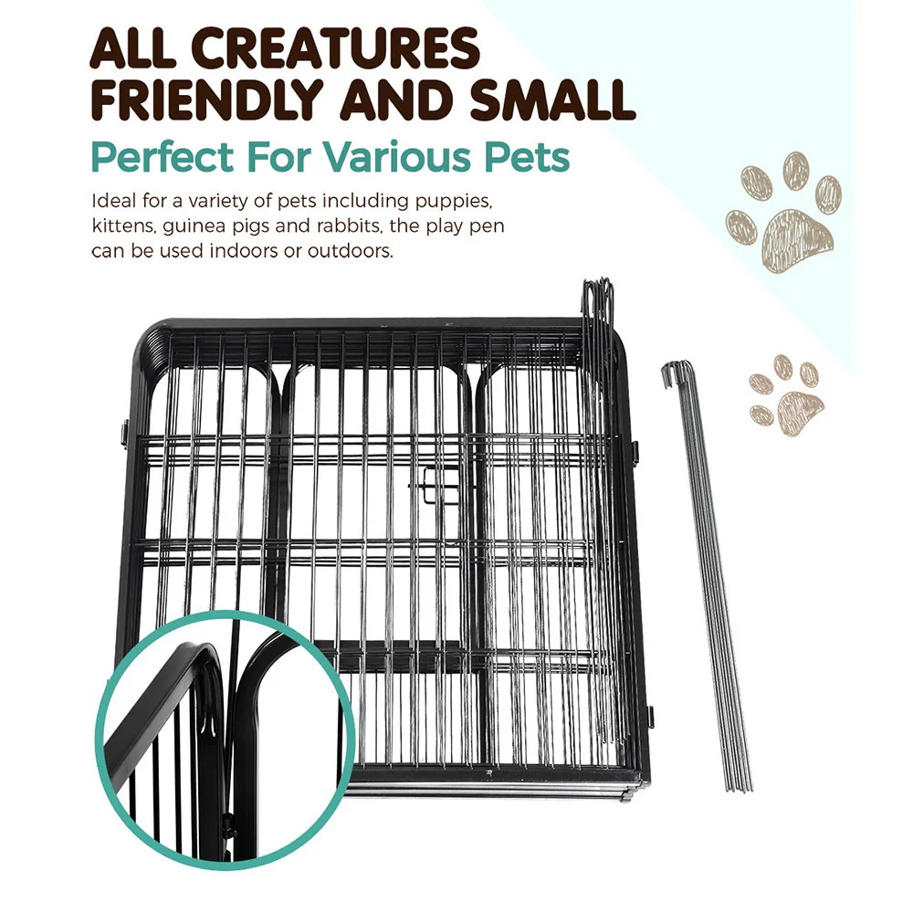 Foldable 8 Panel Dog Playpen w/ Access Door - i.Pet