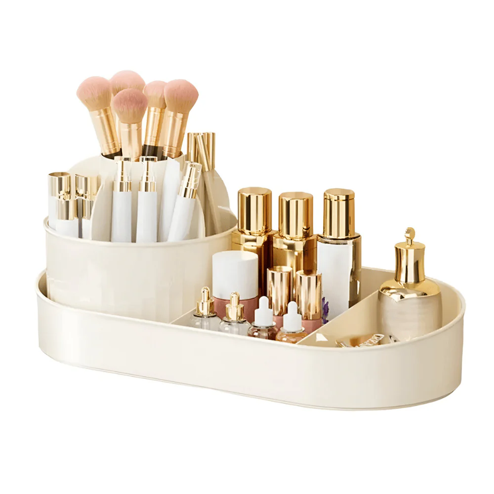 360° Rotating Cosmetic Storage Box | Perfect Organization for Your Beauty Chaos