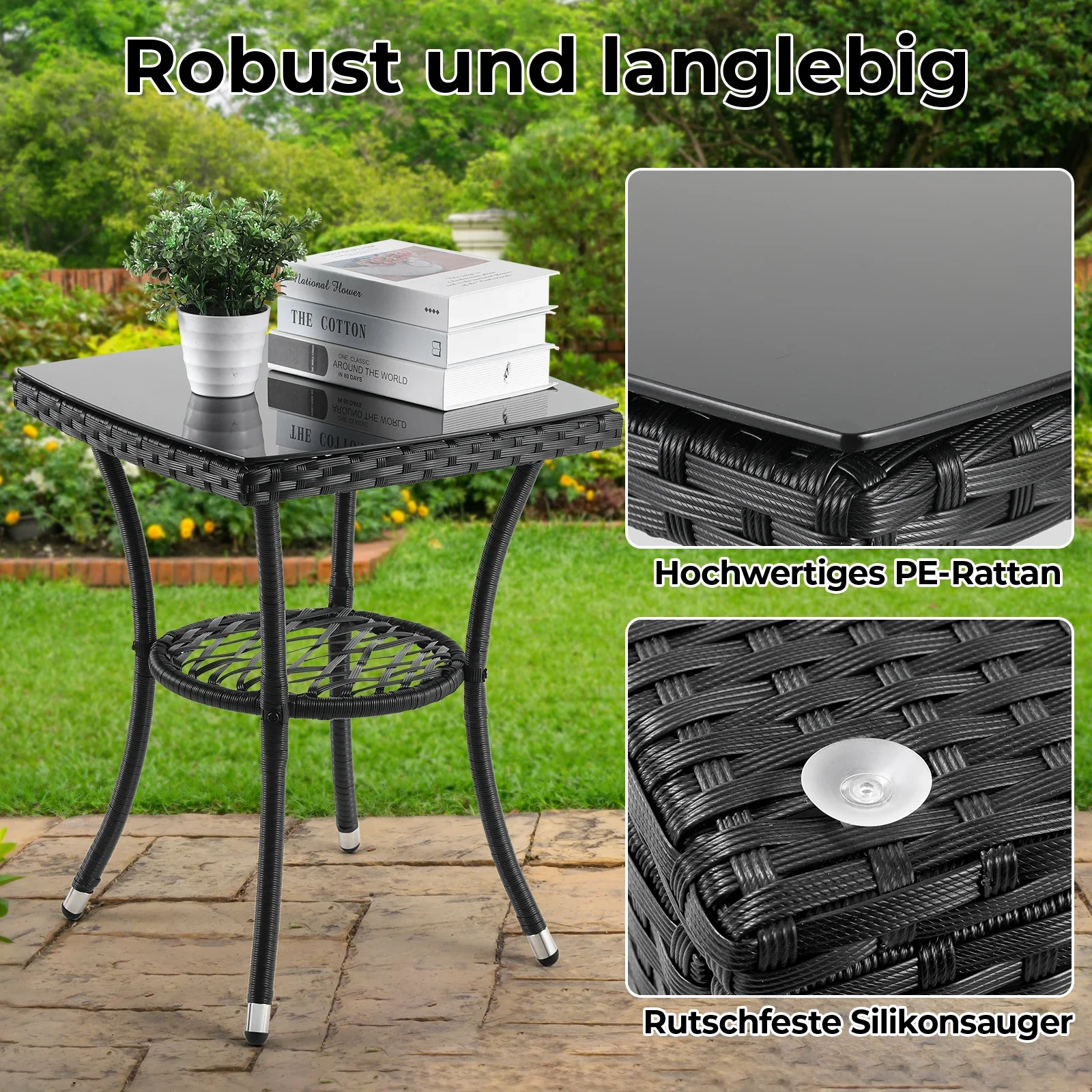 2025 3-delig rattan tuinmeubelset �C stijlvolle zithoek voor balkon, terras & tuin