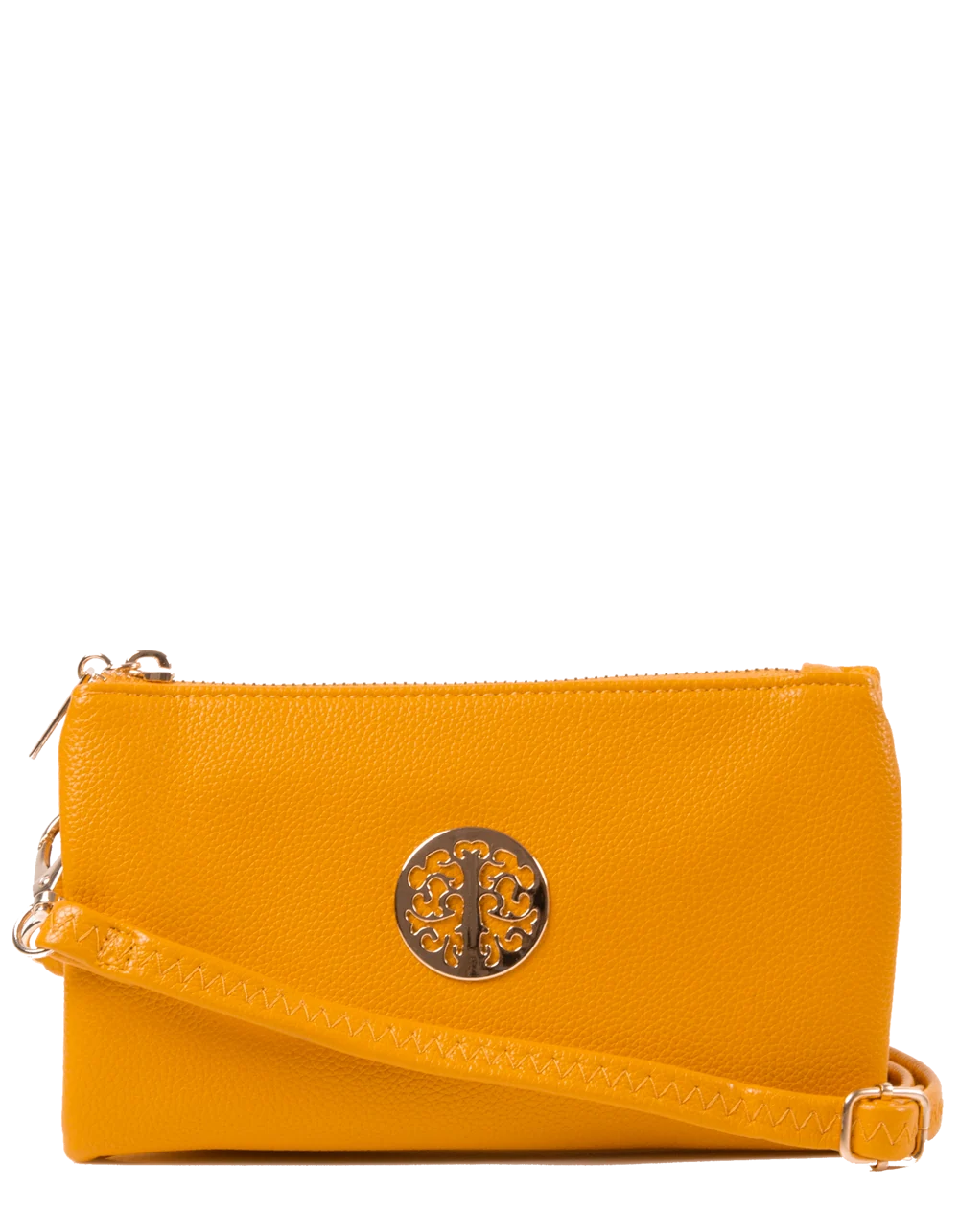 Amber Yellow Clutch Bag | Toni