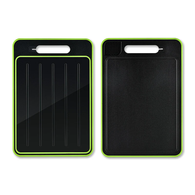 4-in-1 Defrosting Cutting Board with Knife Sharpener �?Double-Sided Smart Chopping Board & Food Prep Tool