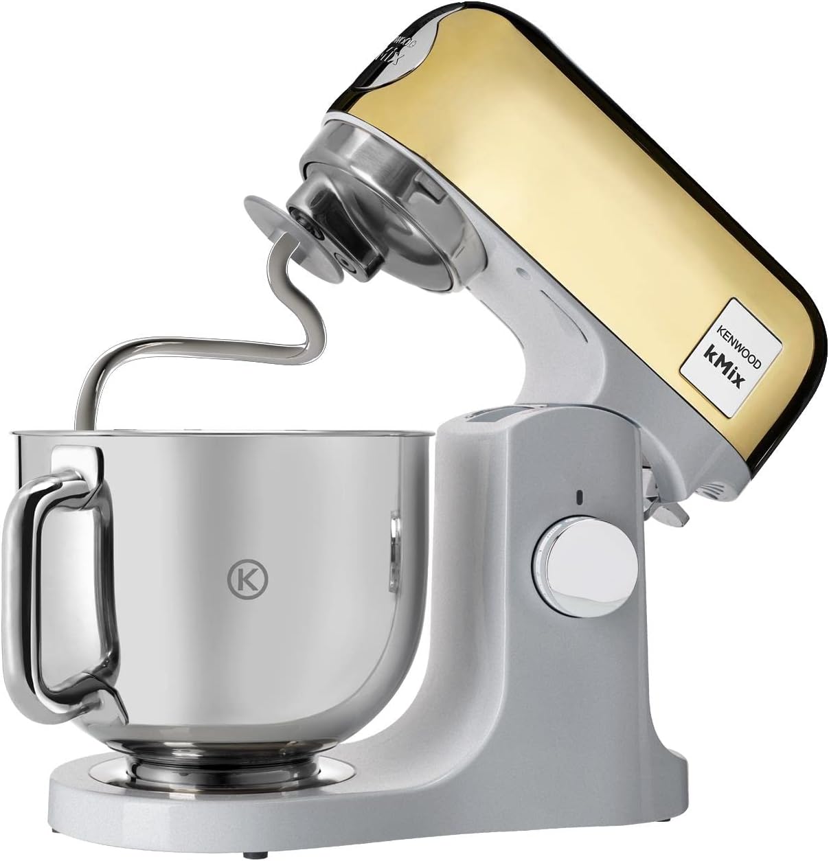 Kenwood kMix KMX750RD Küchenmaschine, 5 l Edelstahl Schüssel, Safe-Use-Sicherheitssystem, Metallgehuse, 1000 Watt, inkl. 3-Teiligem Patisserie-Set und Spritzschutz, Rot