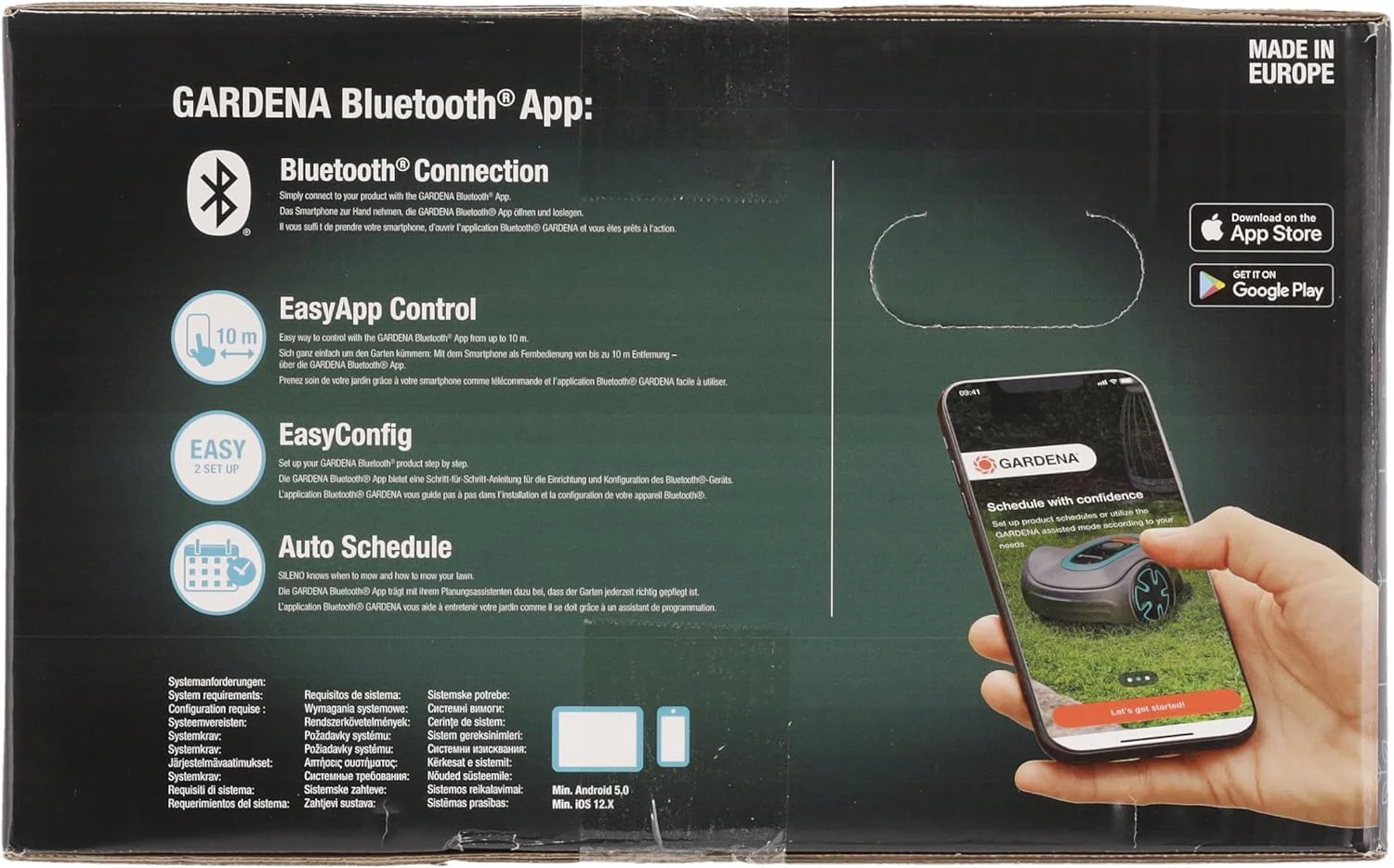 2025 Gardena M?hroboter SILENO minimo 350 m2: Intelligente Robotmaaier met Optimale Connectiviteit, Programmeerbaar via Gardena Bluetooth App (15208-47)