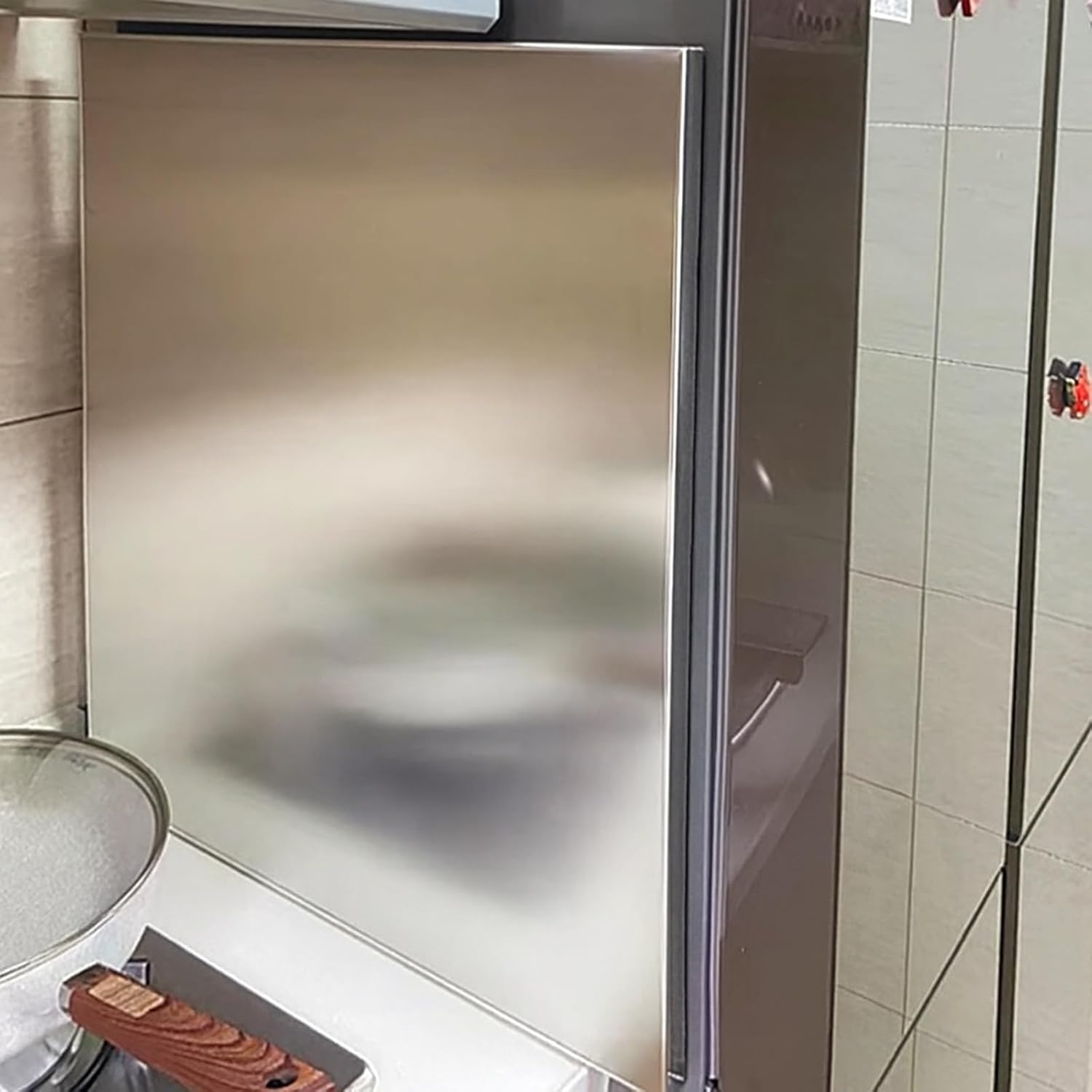 Generisch Magnetische Hitzeschutzplatte zur Isolierung von Kühlschränken und Gasherden, 30 x 30 cm Wandschutz für Holzöfen und Kochbereiche, effektive Hitzebarriere für sicheres Kochen