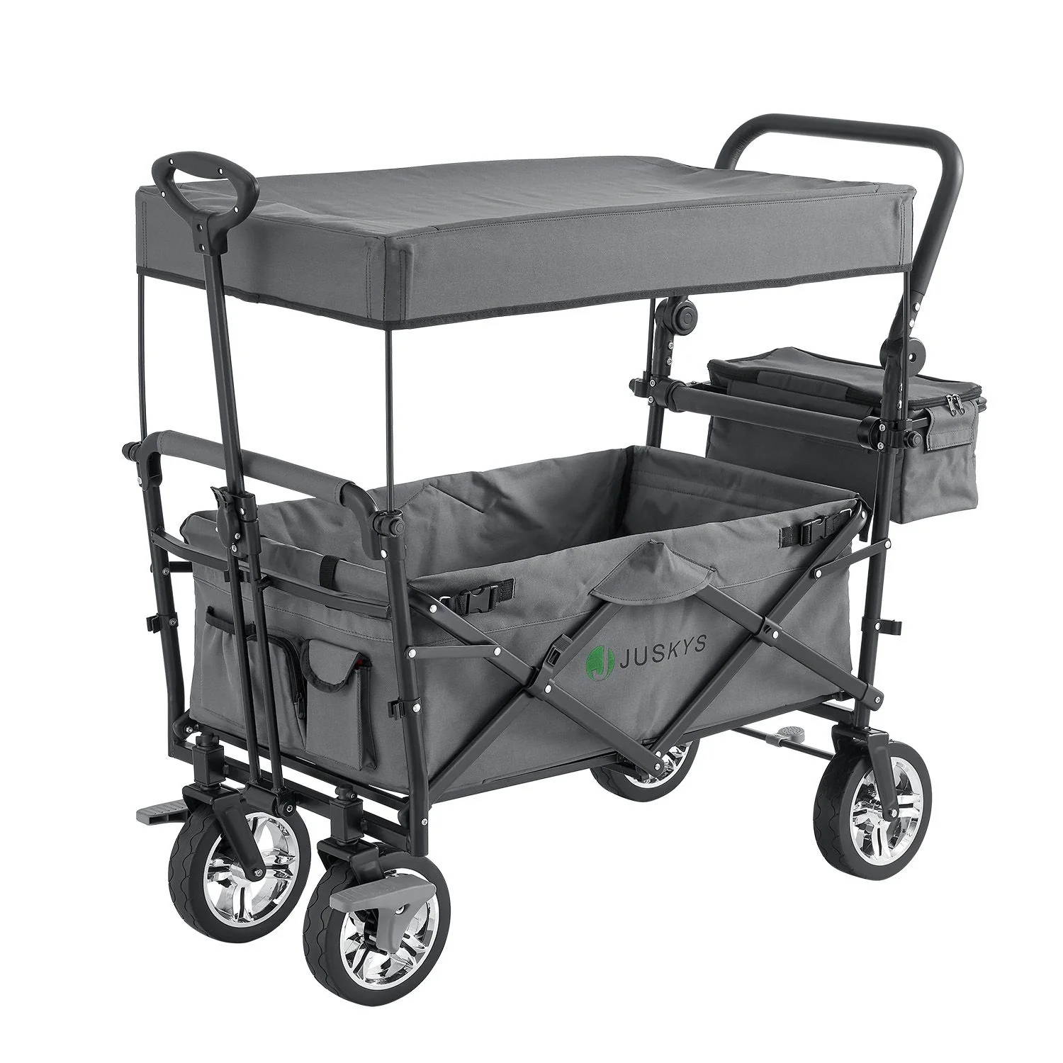 2025 Opvouwbare bolderwagen met dak en tas