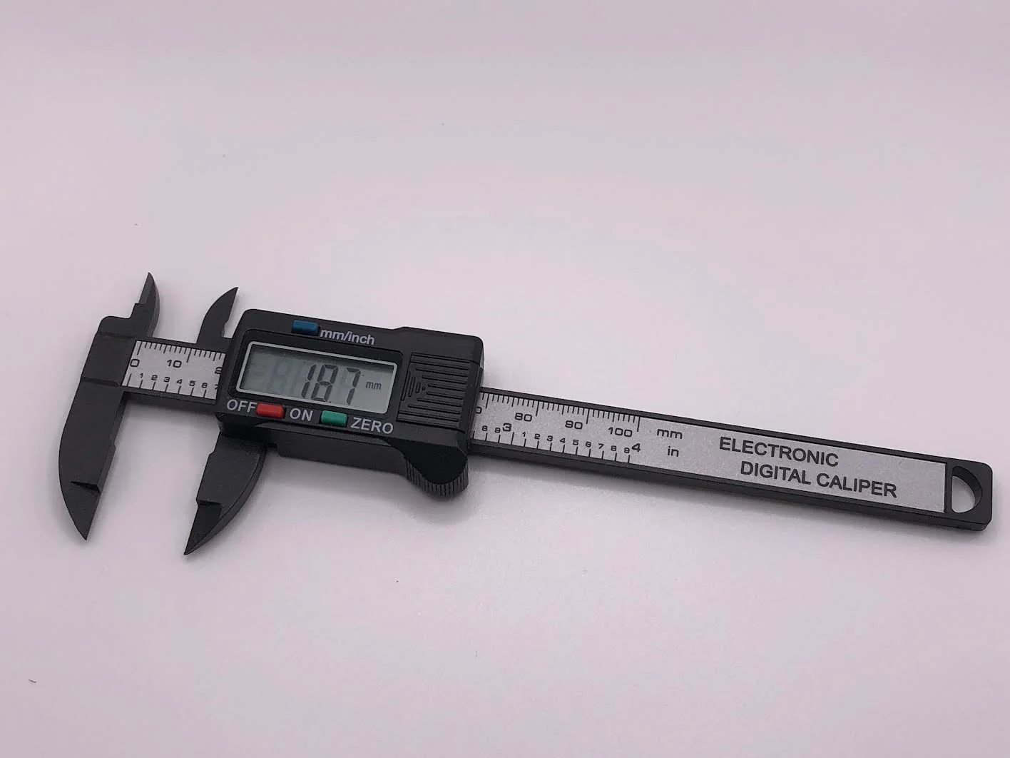 100mm Digital Caliper – Carbon Fibre Composite Vernier Micrometer Measuring Tool