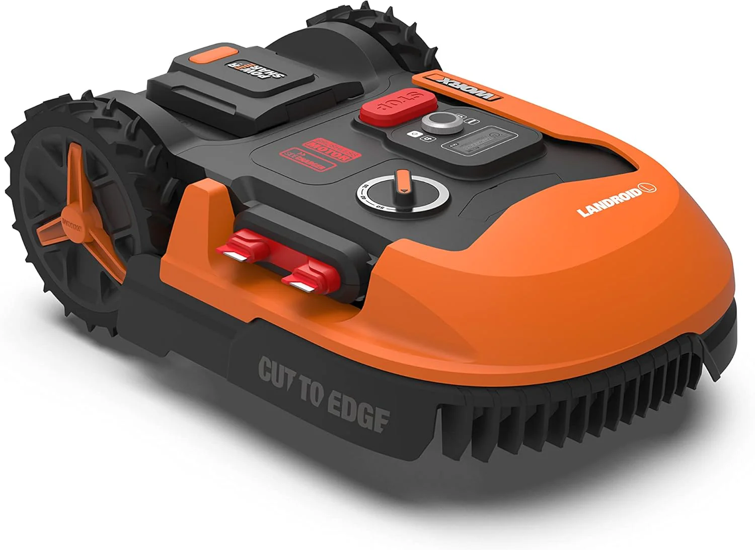 WORX Landroid M WR141E robotmaaier/accugrasmaaier voor kleine tuinen tot 500 m2/zelfrijdende grasmaaier voor een nette gazonsnit, veelkleurig