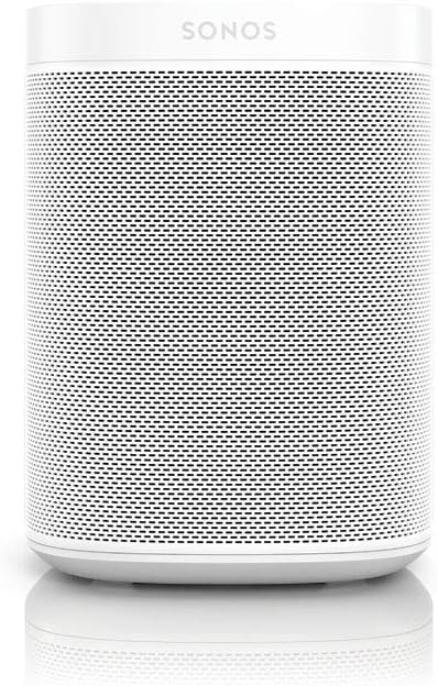 Sonos One Smart Speaker, schwarz – Intelligenter WLAN Lautsprecher mit Alexa Sprachsteuerung, Google Assistant & AirPlay – Multiroom Speaker für unbegrenztes Musikstreaming