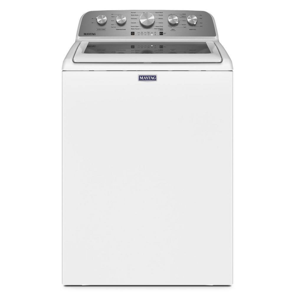 Maytag 4.8 cu. ft. Top Load Washer with Extra Power Boost, White – MVW5430MW
