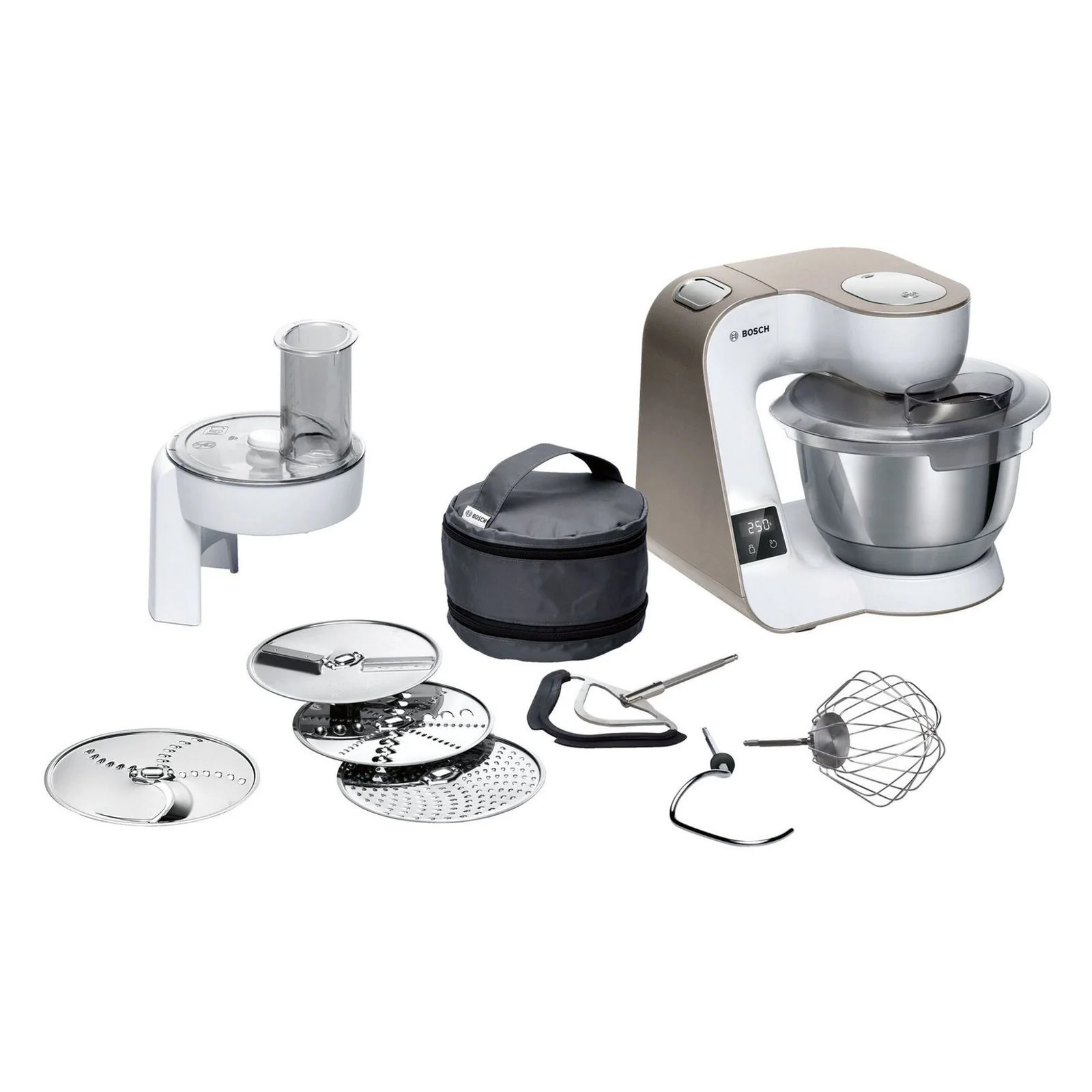 2025 Bosch MUM5XW10 Keukenmachine 1000 W 3,9 l Wit Met ge?ntegreerde weegschaal