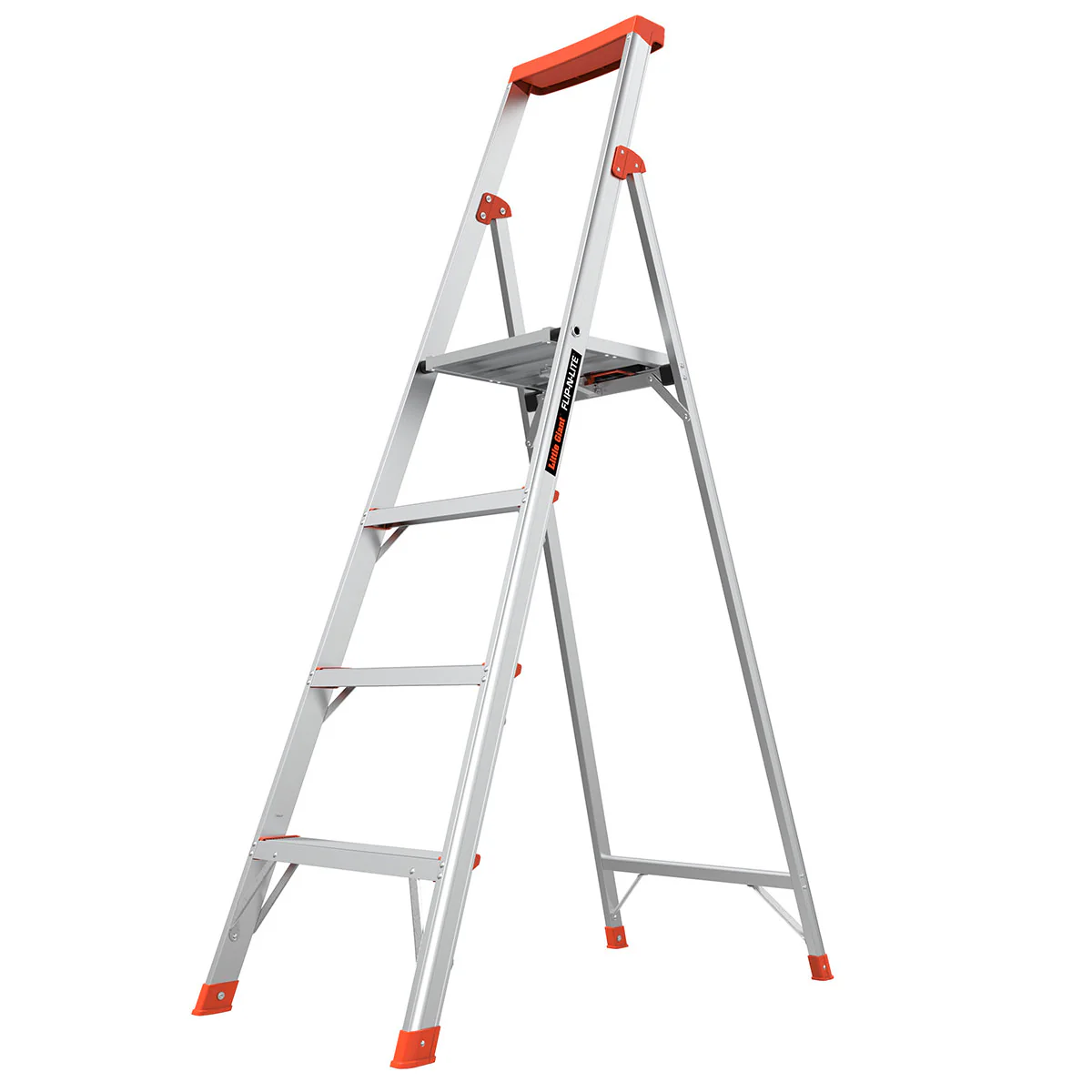 2025 Licht, stabiel en altijd binnen handbereik �C De multifunctionele vouwladder Flip-N-Lite