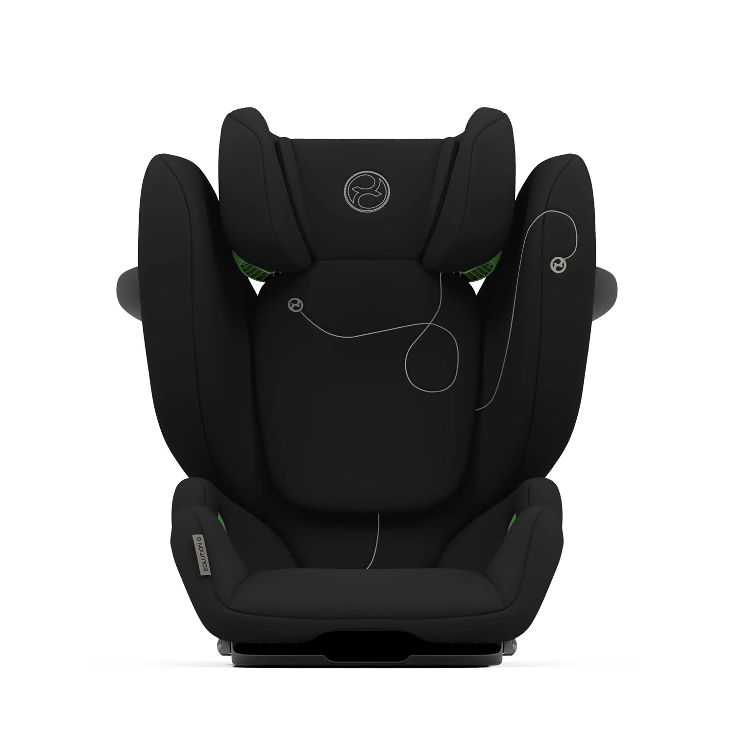 CYBEX Gold Kinder-Autositz Solution G i-Fix, F��r Autos mit und ohne ISOFIX, Ab ca. 3 bis 12 Jahre (100 - 150 cm), Ab ca. 15 bis 50 kg, Lava Grey