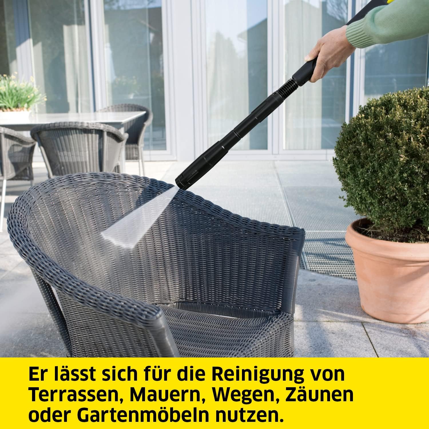 Krcher hogedrukreiniger K 7 Premium Power Home, druk: 180 bar, debiet: 600 l/h, oppervlaktecapaciteit: 60 m/h, vermogen: 3.000 W, slanghaspel, met pistool, vuilvreter, spuitlans