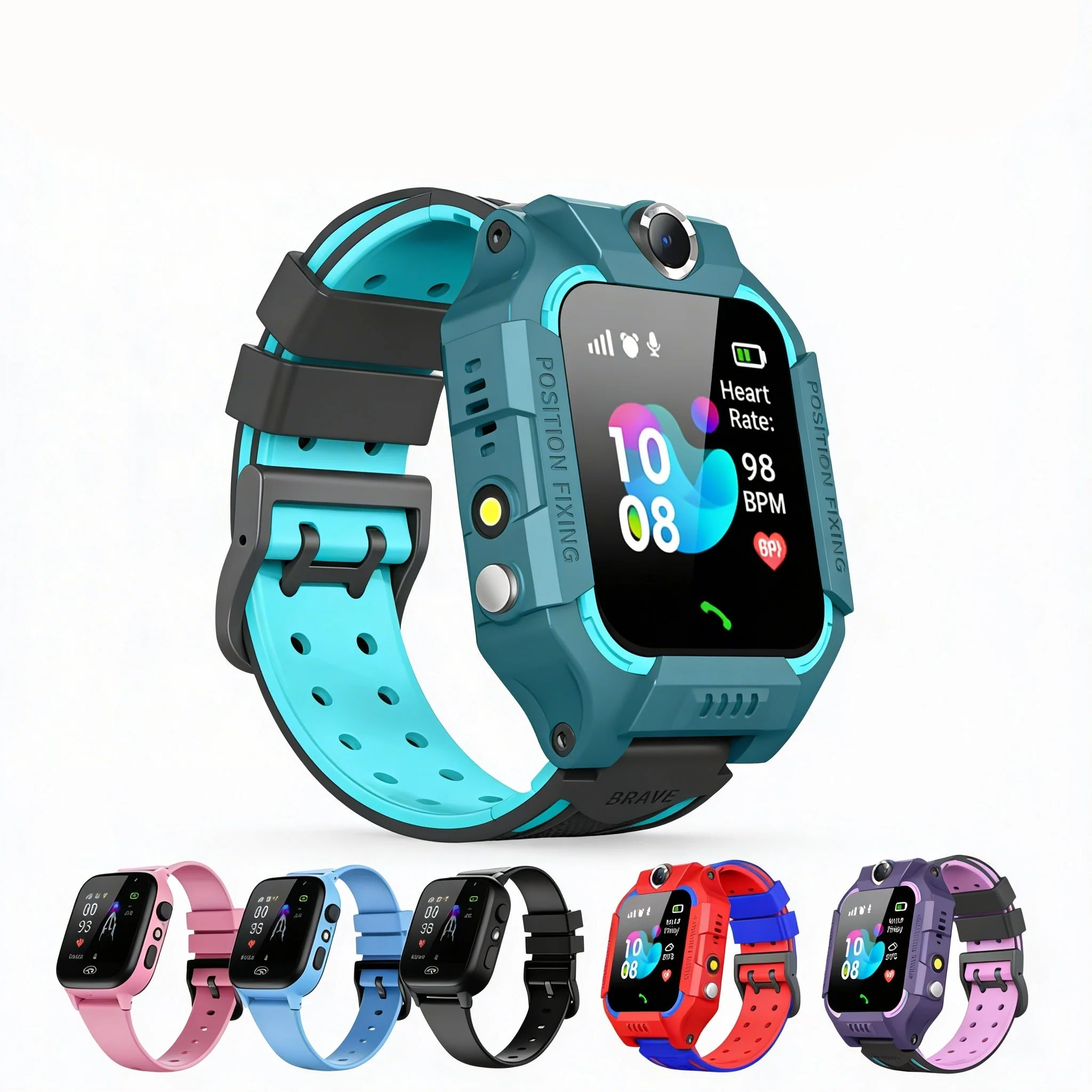 4G Smart Watch for Kids - SOS GPS Location, SIM Card Call, Camera, Waterproof