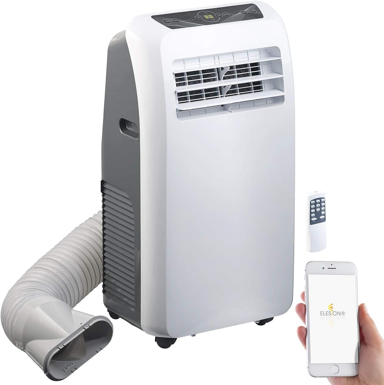 Sichler Haushaltsgeräte Klimaanlage mit App: Klimaanlage, Heiz-Funktion, 12.000 BTU/h, 3.500 W (Versandrückläufer) (Raum, Smarte, Kühler)