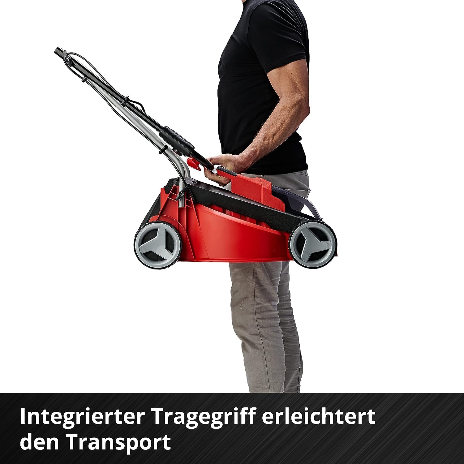 Einhell City Akku-Rasenmher GE-CM 18/30 Li Kit Power X-Change (18 V, 30 cm Schnittbreite, bis 150 m, Brushless, 25L Fangkorb, 30-70 mm Schnitthhe, inkl. 3,0 Ah Akku + Ladegert)