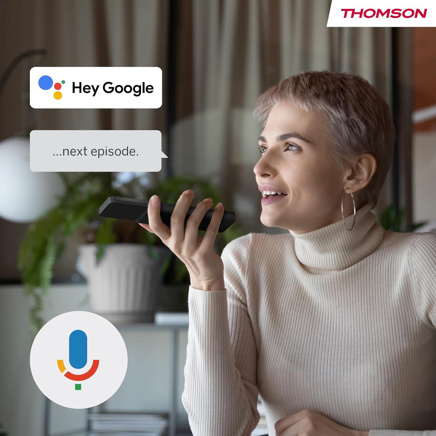 Thomson 32 Zoll (81 cm) Go TV, Tragbarer Android Fernseher – HD Ready (1366x768), Sprachsteuerung, Bluetooth 5.1, Wi-Fi, Hotspot-Funktion, Bis zu 4 Stunden Akkulaufzeit - 32HA4M44