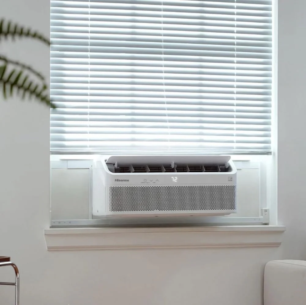 Hisense 8,000 BTU Smart Inverter Window Air Conditioner Easy Install Bracket