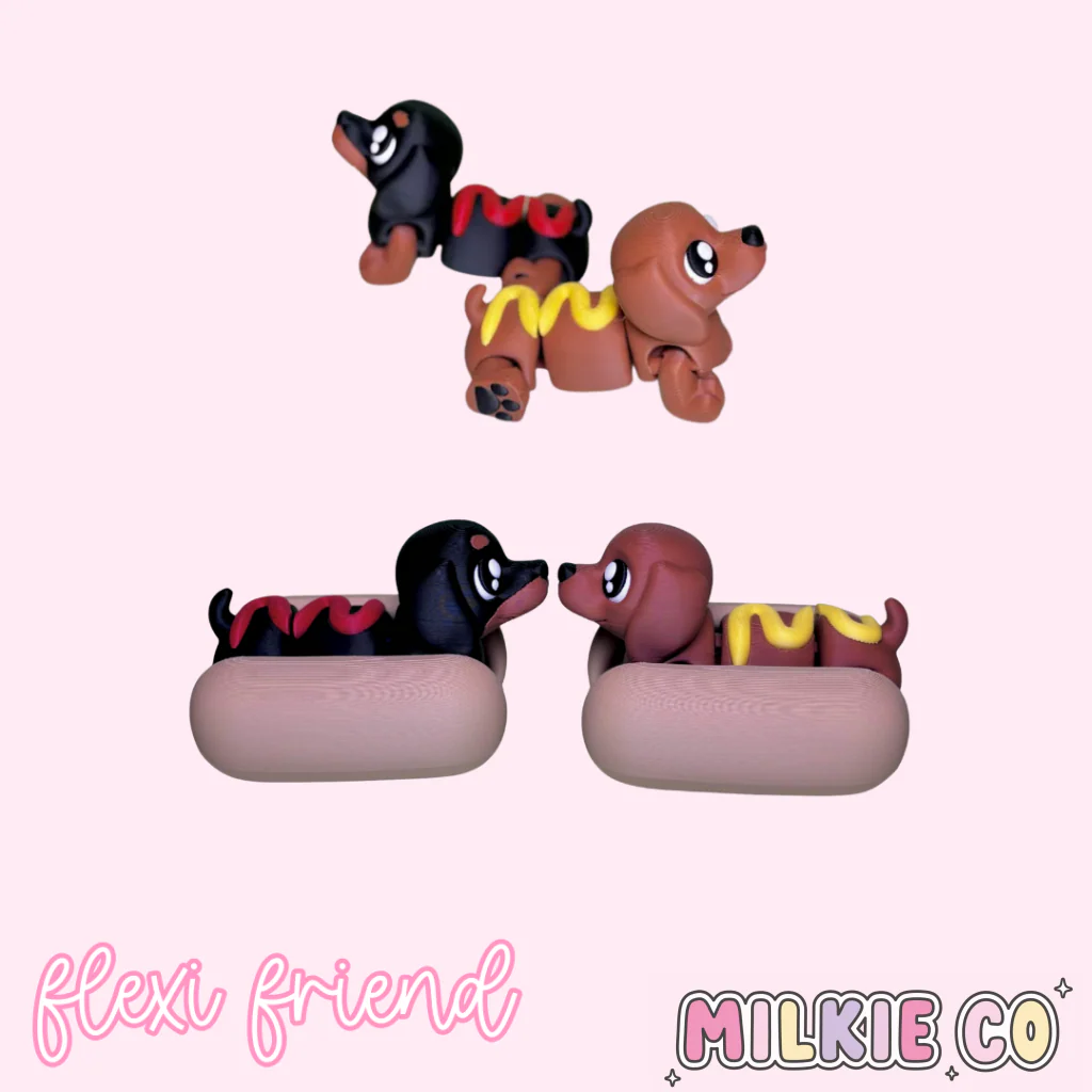 Weenie Dog Flexi Friends