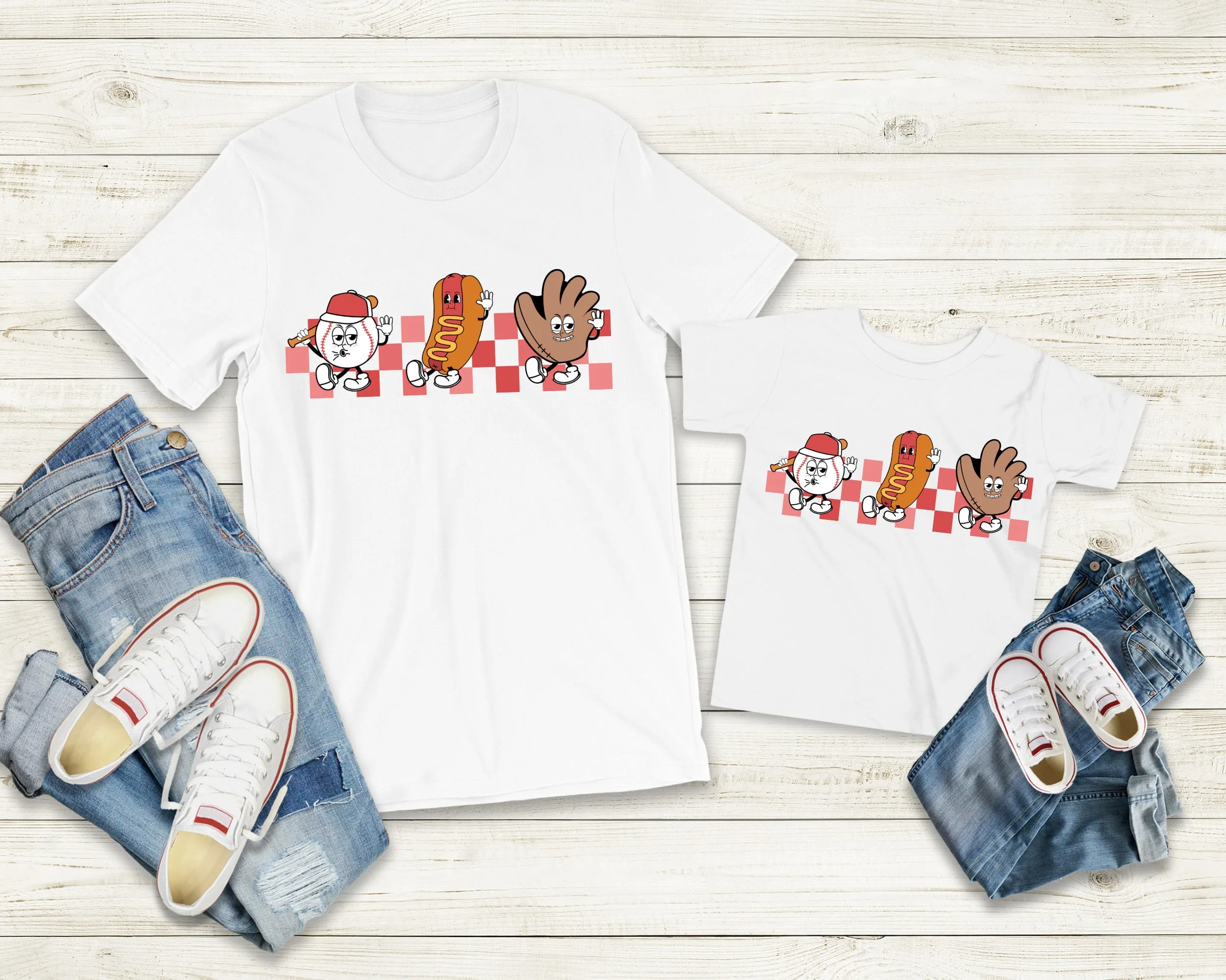 Baseball Snacks Shirt | Retro Baseball Toddler Shirt