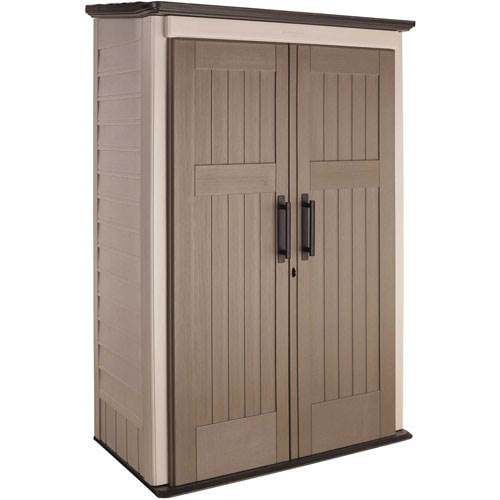 2025 Rubbermaid Outdoor Storage Shed, 52 Cu.Ft., Weather-Resistant, Lockable Doors