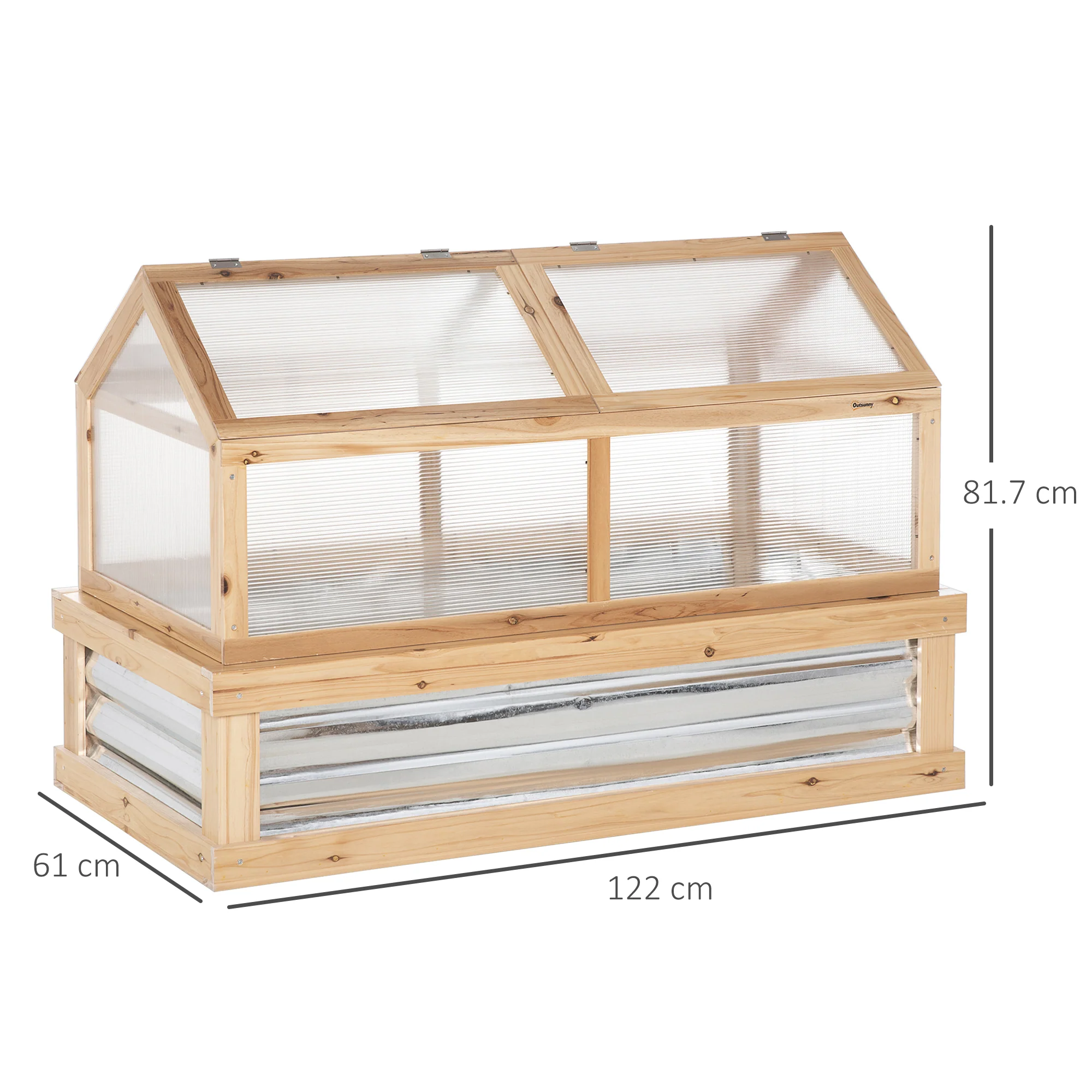 2025 Outsunny Verhoogde Tuinkit