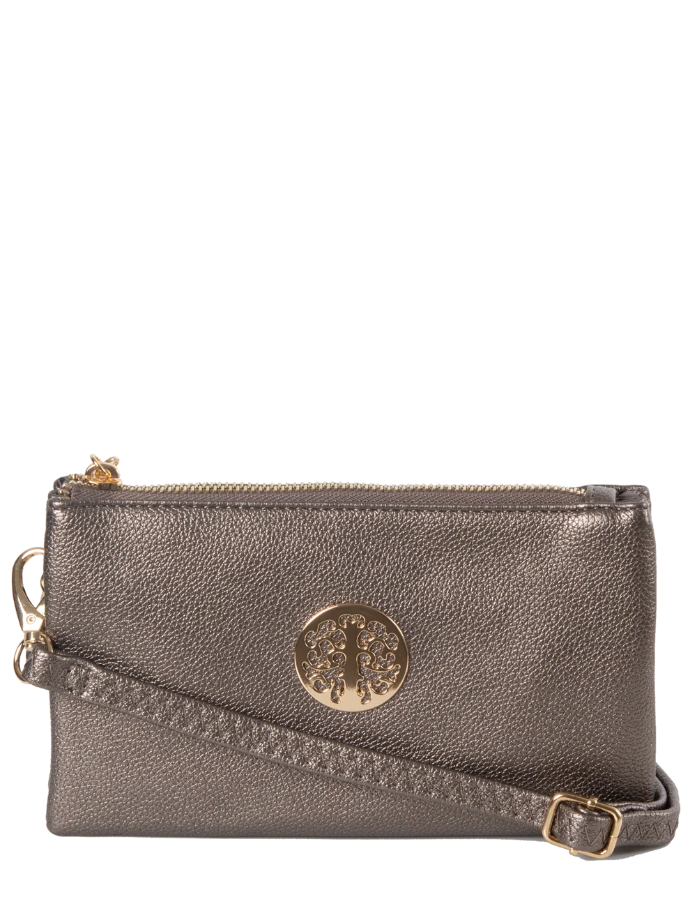 Bronze Clutch Bag | Toni