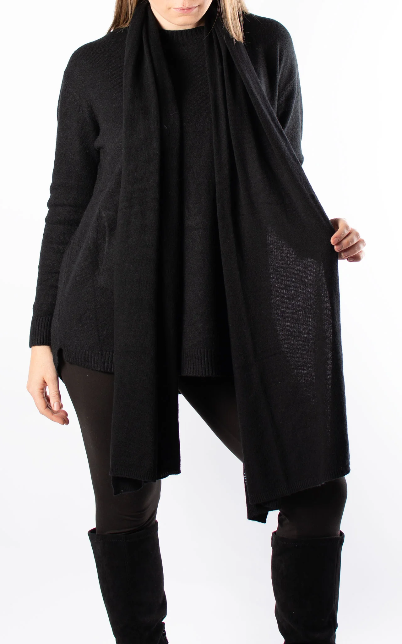 Scarf | Plain | Black