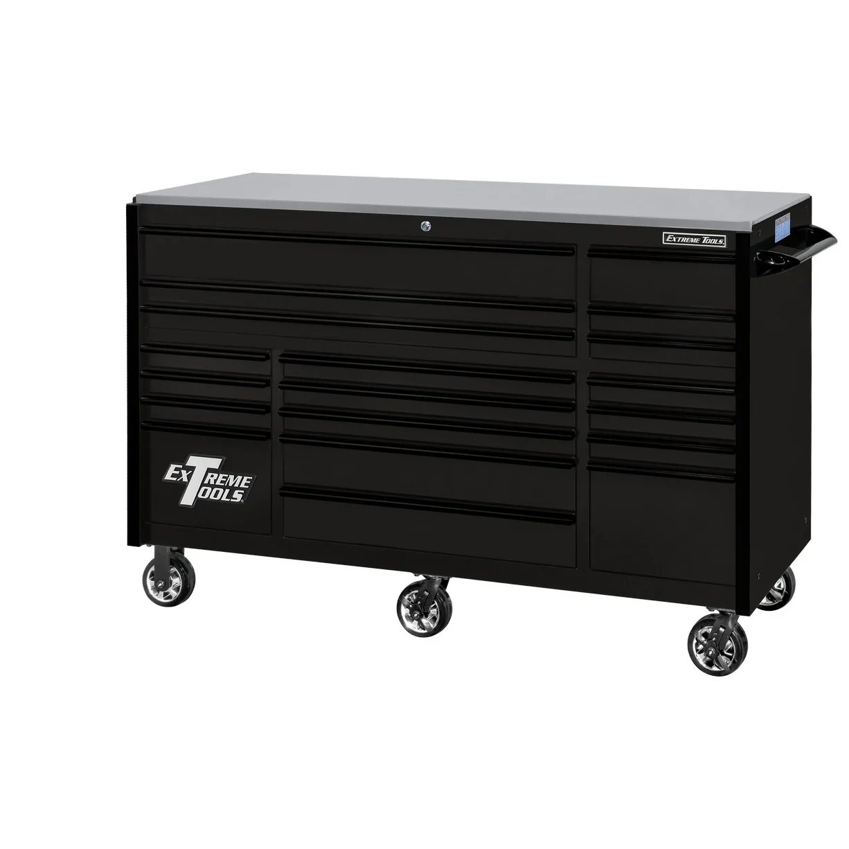 Extreme Tools RX250 Series 72-in x 30-in Roller Cabinet �� 19-Drawer �� 250 lb Drawer Slides