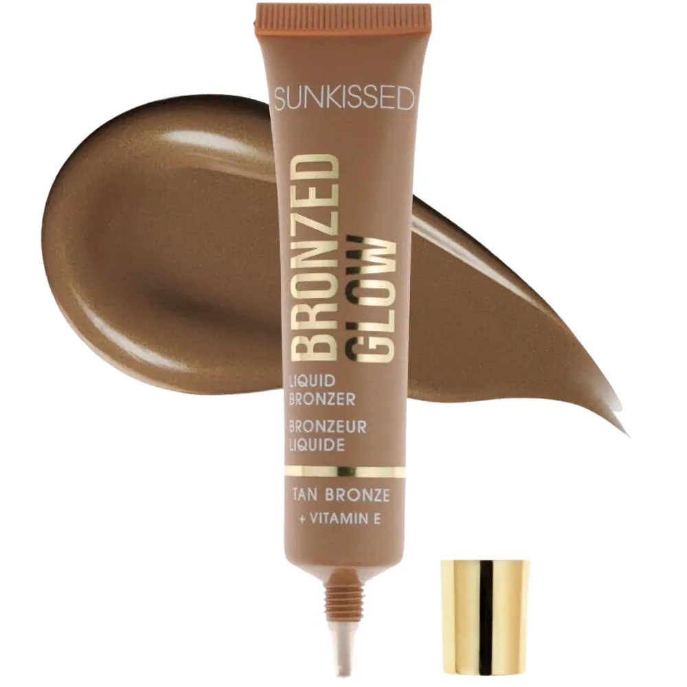 Sunkissed Bronzed Glow Liquid Bronzer �?Lightweight Radiance with Vitamin E (15ml)