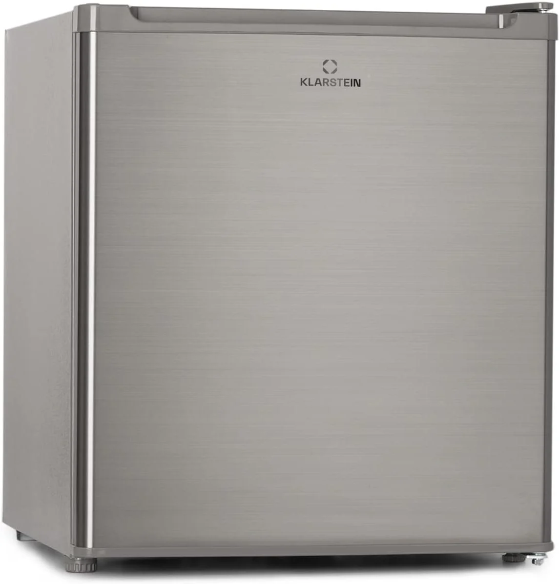 Klarstein Congelador Pequeño Vertical, Mini Congelador Portatil Silencioso para Casa y Oficina, Capacidad 33 l. con Estante, Eficiencia Energética, Estante, Dep. Hielos y Rascador