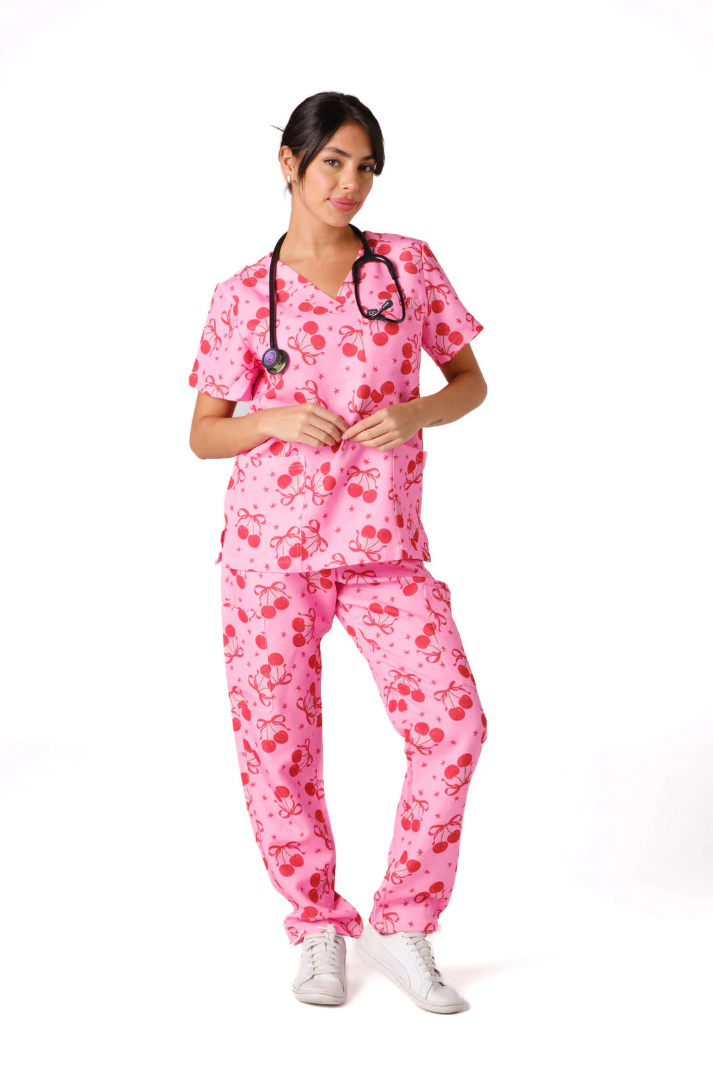 Cherry Bomb Scrub Set