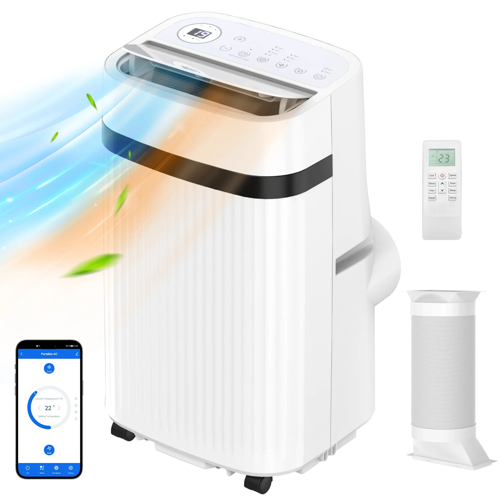 14000BTU - 4-in-1 Portable Air Conditioner