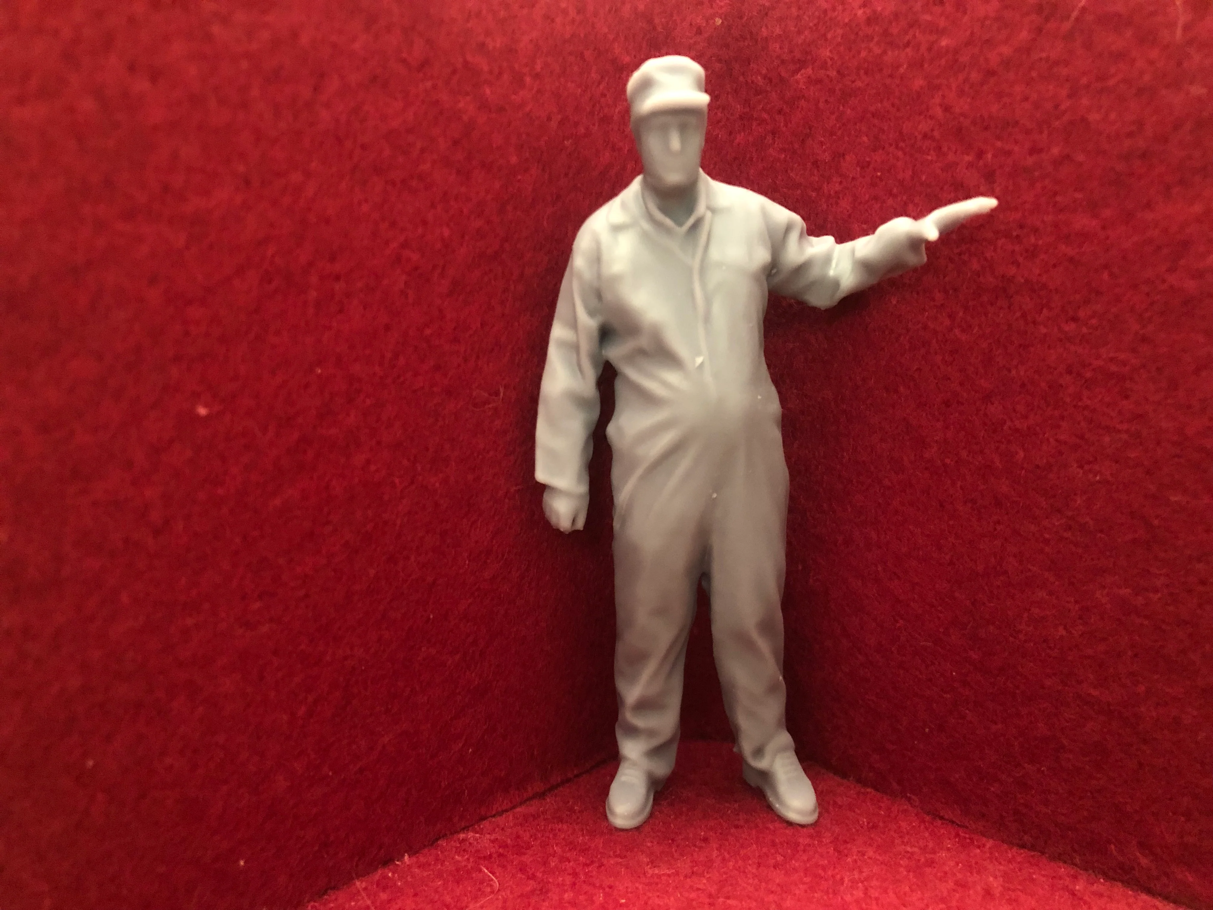 16mm figure  3D scan of a real person - D034 1:19 scale & SM32