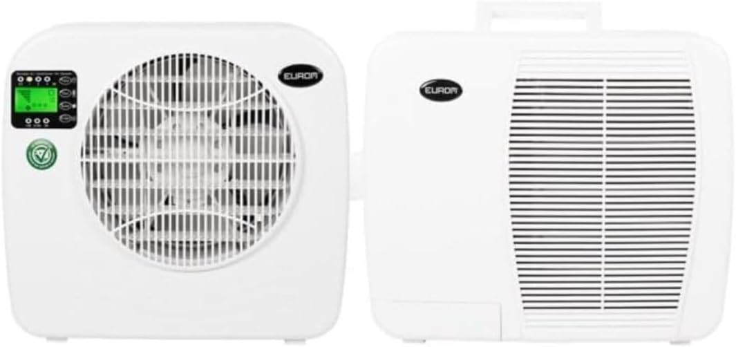 EUROM Split Klimaanlage AC2401 für Wohnwagen, Wohnmobil, Camping, Boot, Bus, Camper, Caravan, Mobilheim | Mobiles Klimagerät mit 2400 BTU | Verbessertes Modell dem legendären Klima AC2400