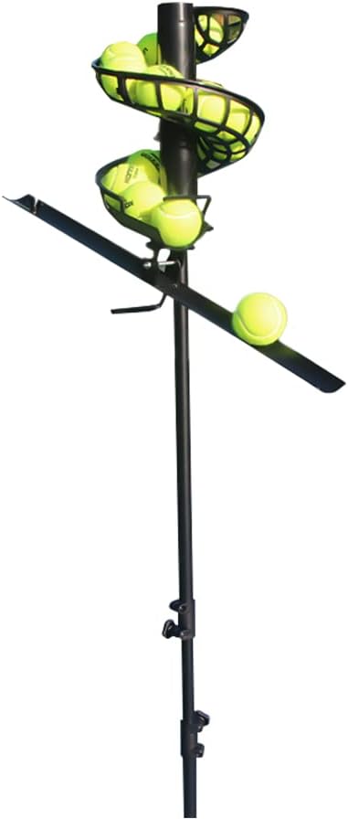 Tennisball-Dropping-Maschine, Tennisball-Futterstation, leichte Tennis-Serviermaschine, 33 Bälle
