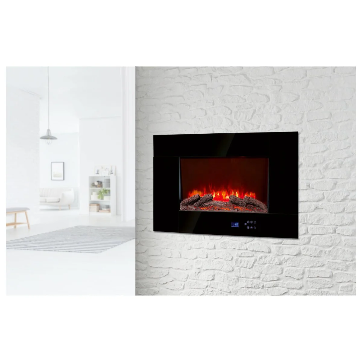 SILVERCREST? Elektrische open haard, ?SEK 1800 A1?, 90 cm, 1800 W - B-keus als nieuw