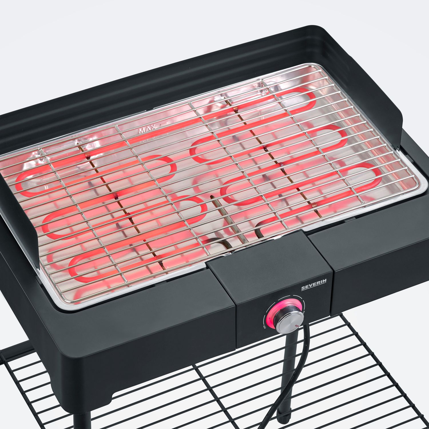 Grill z nogami czarny 2200 W Pg 8566 Severin