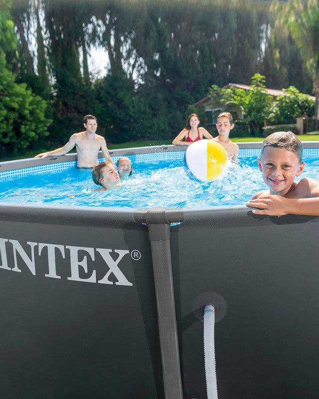 Intex Ultra XTR? Frame Opbouwzwembad 18 voet x 52 inch met Zandfilterpomp