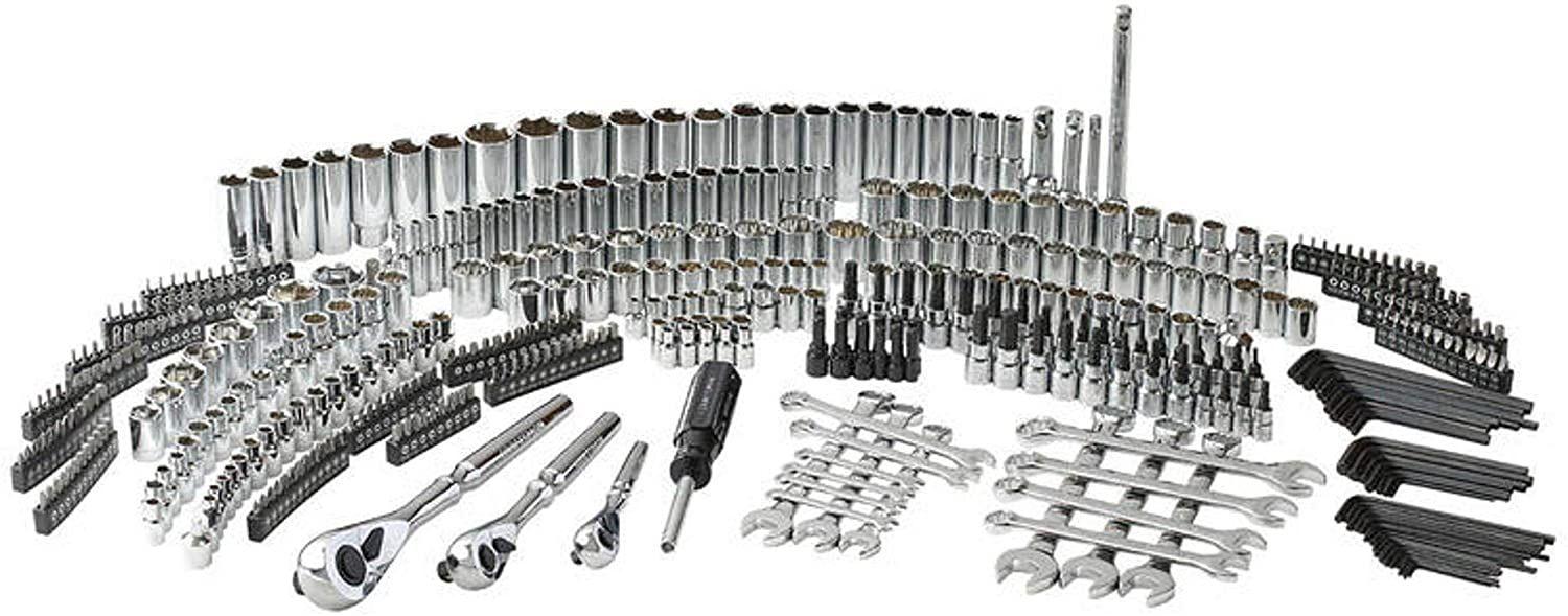 2025 Craftsman 450-delige Mechanic Gereedschapsset met Ratels en Steeksleutels | SAE & metrisch | Voor professionals en doe-het-zelvers