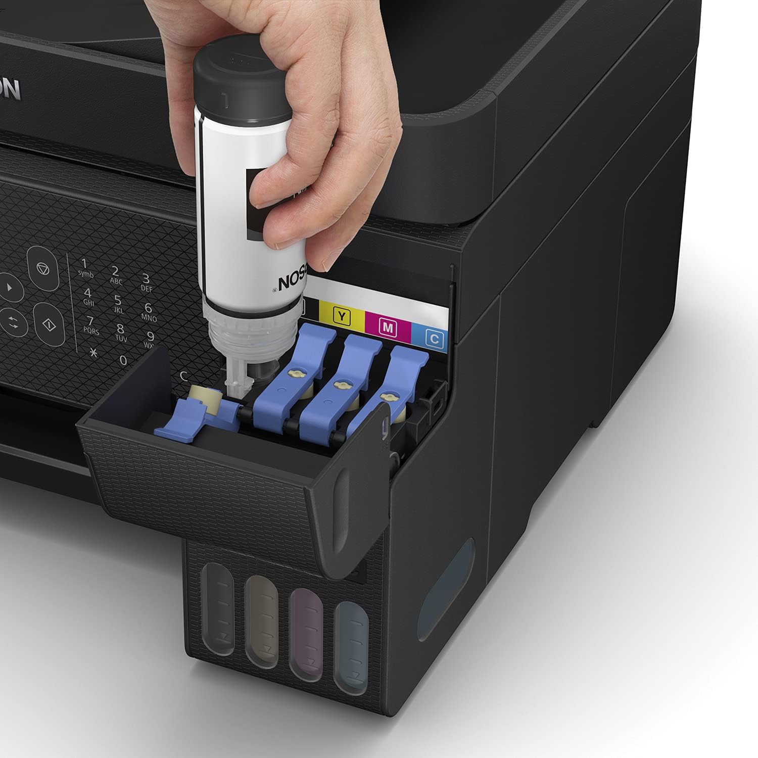 Epson EcoTank ET-4800 A4-Multifunktions-Wi-Fi-Tintentankdrucker, mit einem im Lieferumfang enthaltenen Vorrat an Tinten bis zu 3 Jahren