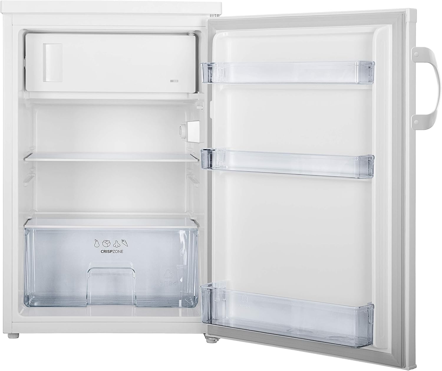 Gorenje RB 492 PW Tischkühlschrank mit Gefrierfach / 119L / LED Beleuchtung / 56cm Breite / 84,5 cm Höhe