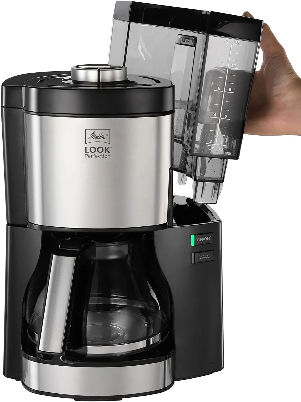 Melitta Look Perfection - Filterkoffiezetapparaat - met thermoskan - druppelstop - 10 kopjes - Zwart (1025-16)