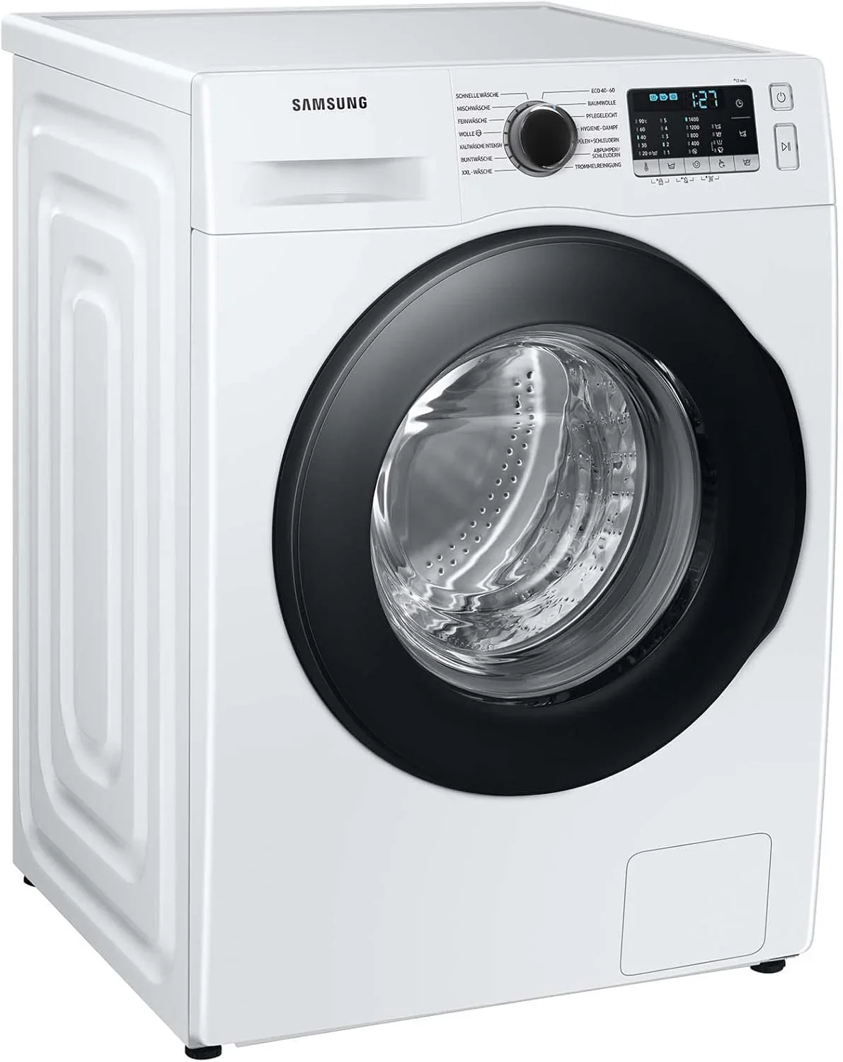 Samsung WW90T4048EE/EG Waschmaschine, 9 kg, 1400 U/min, Ecobubble, Hygiene-Dampfprogramm, FleckenIntensiv-Funktion, Digital Inverter Motor, Wei?