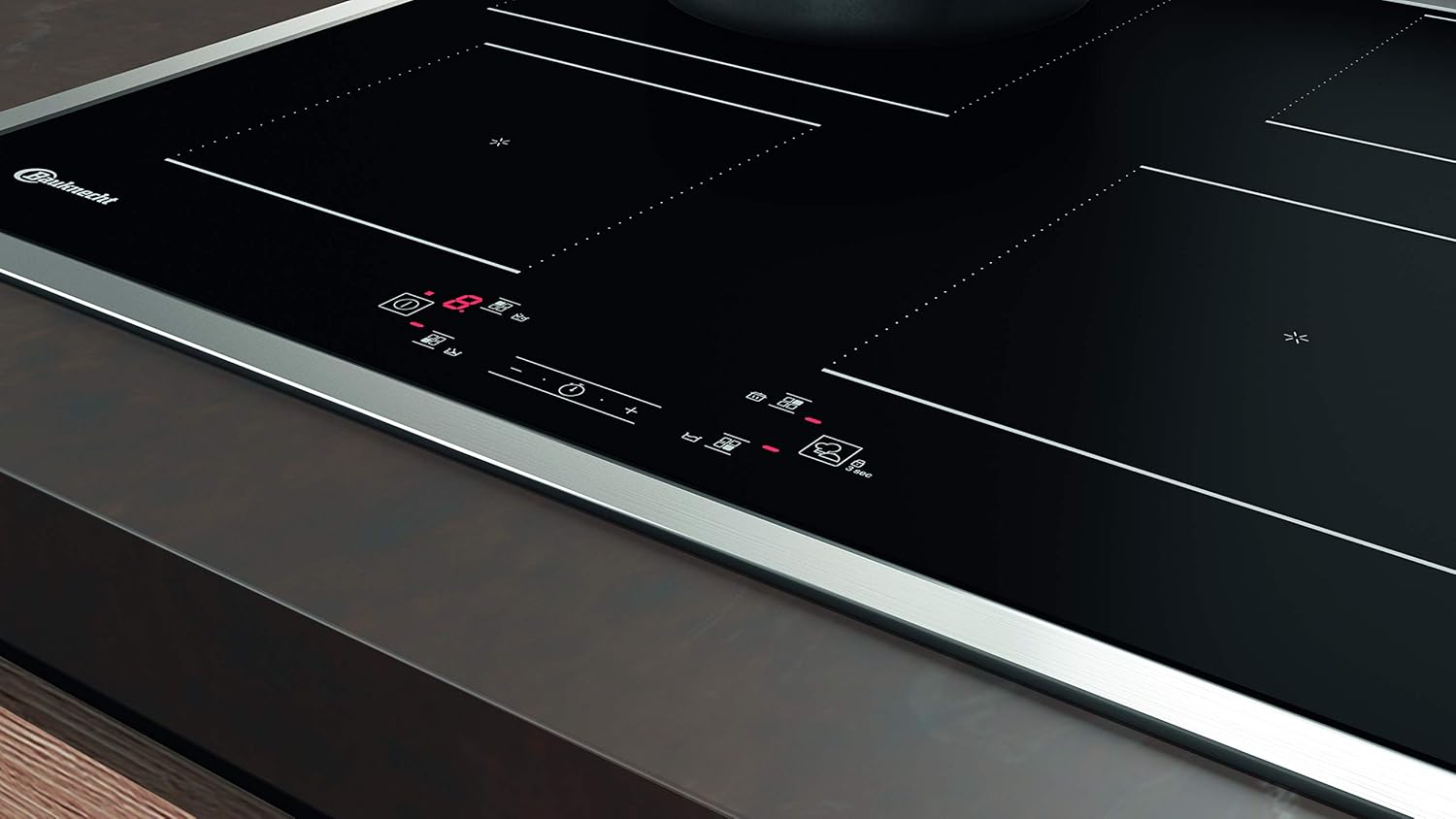 Bauknecht Induktions-Kochfeld BQ 2760S FT / Booster/ Touch Control /Simmer-Funktion / Restwärmeanzeige/ flacher Edelstahl-Rahmen