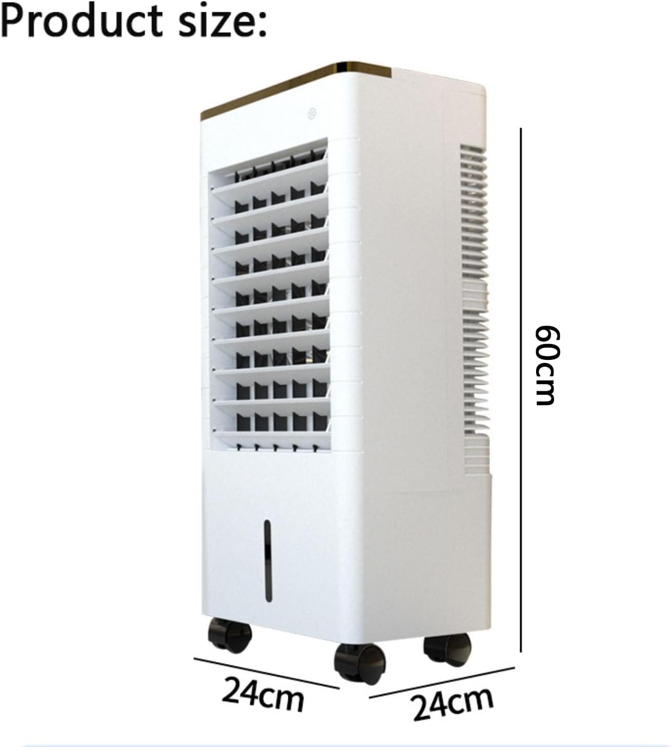 Leise Luftkühler Air Conditioner Mobile Klimaanlage mit Fernbedienung | Wasserkühler | Verdunstungskühler mit 3 Luftgeschwindigkeiten 12h Timer Mobiles Klimagerät für Zimmer und Büro