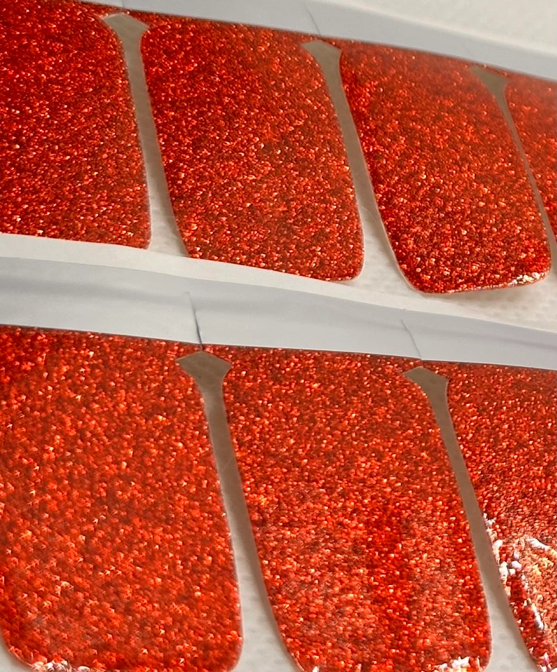 XL Dark Red Glitter