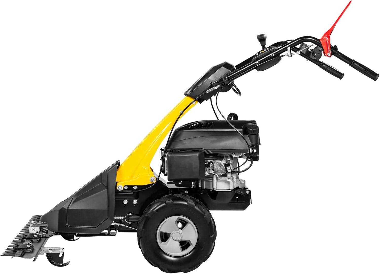 TEXAS Profi Benzin Balkenmäher CB8750 196ccm Wiesenmäher Hochgrasmäher Rasenmäher mit Antrieb Radantrieb | 5,7PS | 4200Watt | Schnittbreite 870mm | 4-Takt-Motor | für gewerbliche Nutzung geeignet