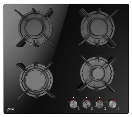 Płyta gazowa ELECTROLUX EGG6407K 59x51cm 4 palniki żeliwny ruszt czarny