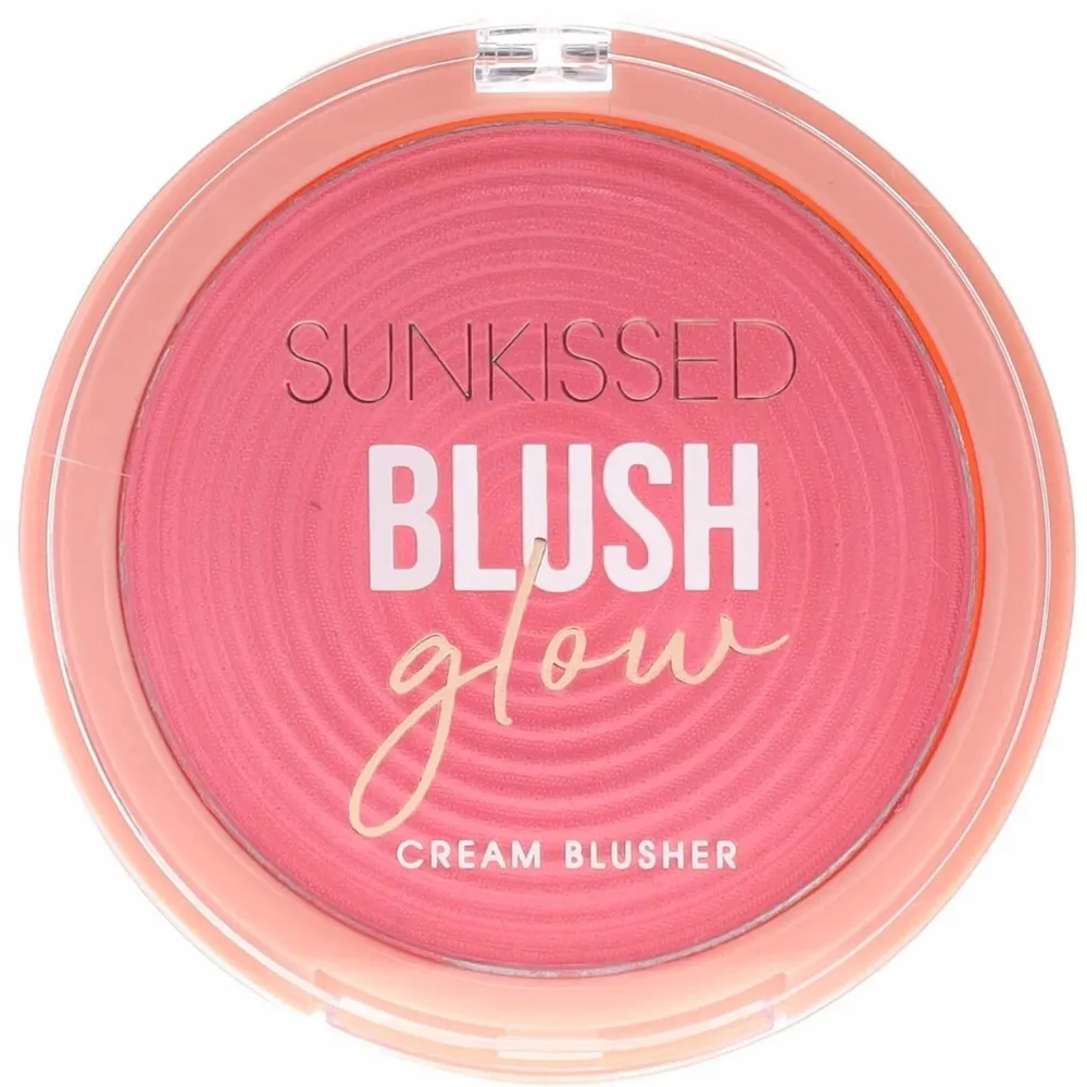 Sunkissed Cream Blusher a?? Pink Compact Glow, Vegan & Buildable